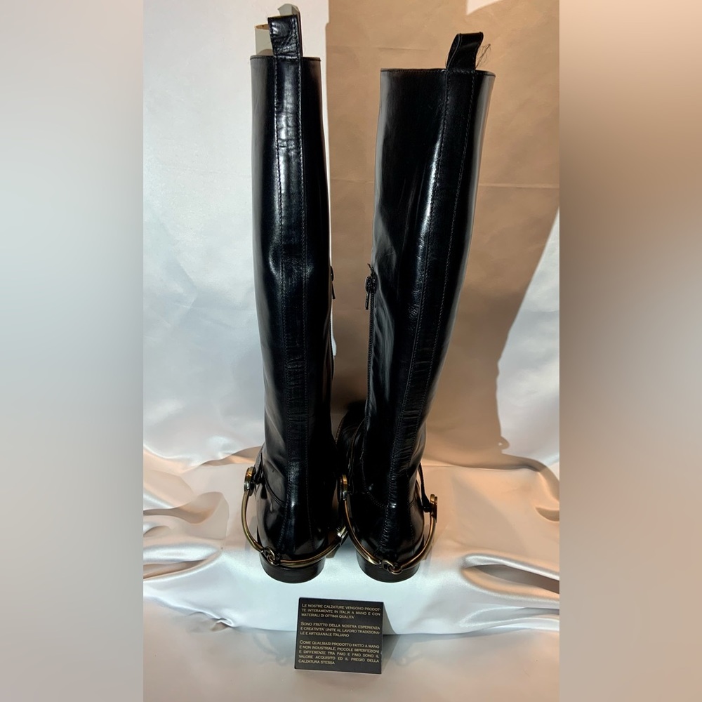 Chiarini Bologna “Nero” black leather riding boots - Picture 7 of 10